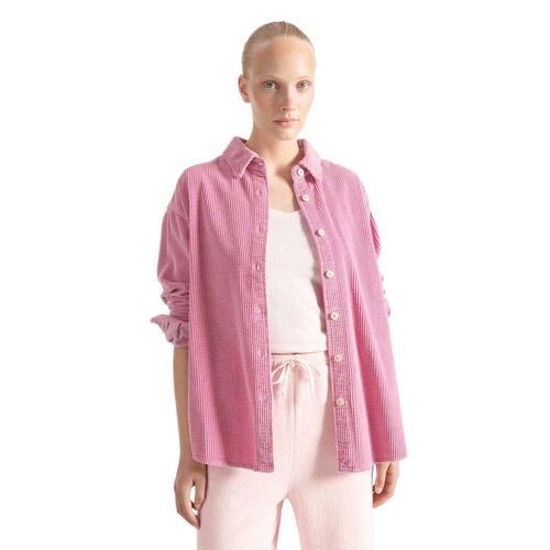 American Vintage Long Loose Button Down Shirt